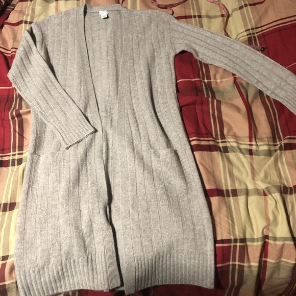 Halogen Sweaters - Halogen Cashmere Blend long cardigan